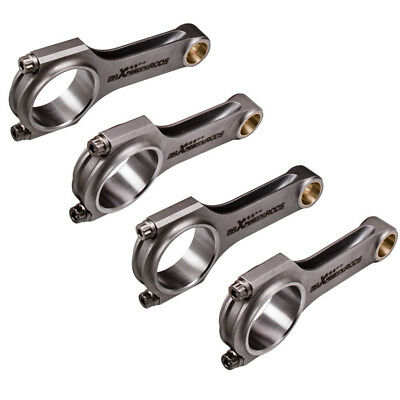 H beam Bielles compatible pour Nissan SR20 S13 S14 Silver 180SX 200SX SR20 136.3mm Conrods